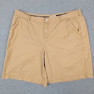 Disney Parks Shorts Mens Size 42 Khaki Flat Front